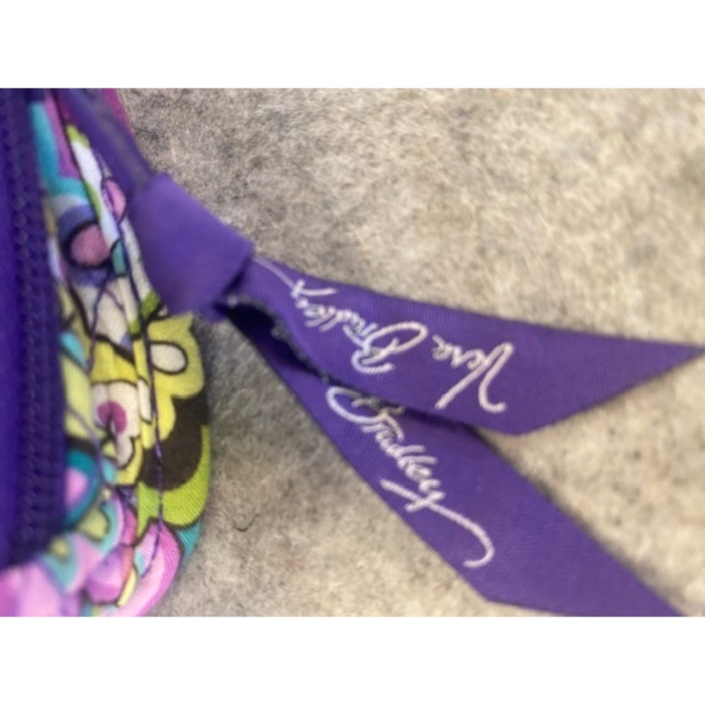 Vera Bradley Hanging Travel Jewelry Cosmetic‎ Makeup Bag Purple Paisley - Picture 8 of 10